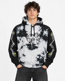 DIESEL S-ALBY-Y Men’s Tie Dye Graphic Hoodie Size L Relaxed Fit