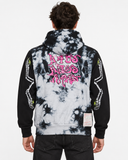 DIESEL S-ALBY-Y Men’s Tie Dye Graphic Hoodie Size L Relaxed Fit