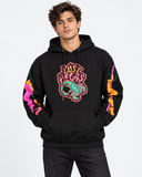 DIESEL S-ALBY-SC Men’s Black Graphic Hoodie Size S Scorpion Print