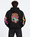 DIESEL S-ALBY-SC Men’s Black Graphic Hoodie Size S Scorpion Print