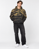 DIESEL S-ALBY-TIGERCAM Men’s Camo Hoodie Size M Graphic Pullover Sweatshirt