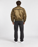 DIESEL J-JAVIER Men’s Bomber Jacket Olive Green Size XS Lace-Up Authentic