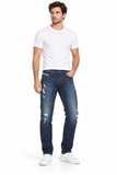 DIESEL BUSTER R48T4 Men’s Blue Distressed Tapered Jeans BNWT
