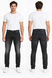 DIESEL D-AMNY-Y 069QM Men’s Skinny Jeans Black Stretch Denim Authentic