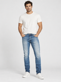 DIESEL TEPPHAR 081AQ Jeans W29 L32 Men’s Slim Carrot Fit Blue Denim