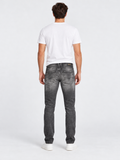 DIESEL Sleenker 009IS Men's Skinny Fit Jeans – Washed Black Denim W32 L32
