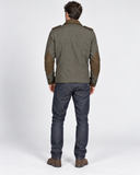 DIESEL JHUPP Men's Dark Green Military Style Field Jacket