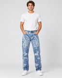 DIESEL 1955-FS3 007B8 Men’s Jeans W29 L32 Straight Fit Blue Denim