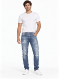 DIESEL BUSTER 084CM Men’s Jeans Slim Tapered Blue Denim