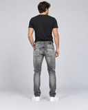 DIESEL D-STRUKT 009EV Men’s Slim Fit Jeans Grey Washed Denim