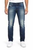 Diesel D-Strukt 09F57 Men's Slim Fit Jeans W38 L32 Blue Faded Denim Authentic
