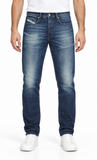 Diesel D-Strukt 09F57 Men's Slim Fit Jeans Blue Faded Denim Authentic