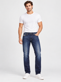 Diesel Belther 0814W Jeans Men's Tapered Blue Stretch Denim Authentic