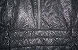 Diesel LAFSH Men’s Black Genuine Leather Biker Jacket Size L – Authentic
