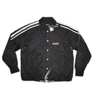 Diesel J-Akito Men’s Black Logo Coach Jacket – Relaxed Fit Size XL