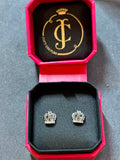 Juicy couture crown stud earrings