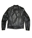 DIESEL L-LANDING Men’s Black Leather Jacket Size M Biker Bomber Genuine Leather