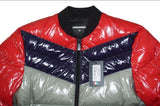DSQUARED2 Men’s Colour Block Down Puffer Bomber Jacket Size 46 S74AM1278 – Authentic