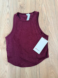 RRP£45 Lululemon soft surfed crewneck cropped tank