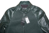 EMPORIO ARMANI LEATHER JACKET 21B02P SLIM FIT