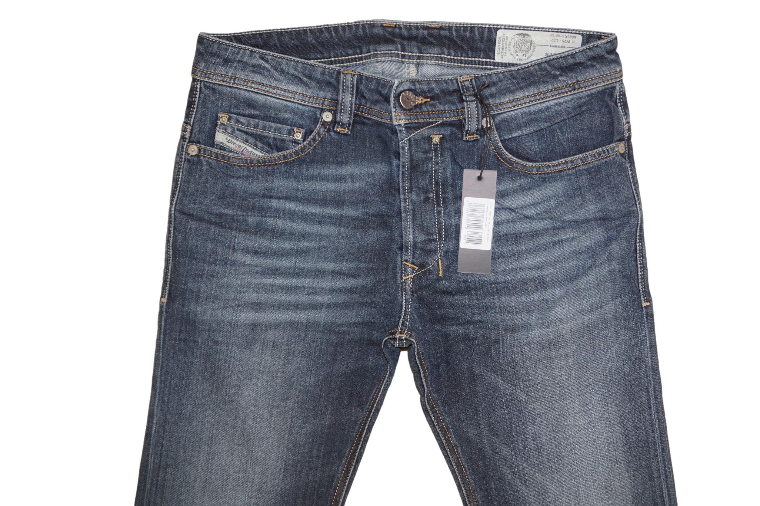 Jeans Diesel Safado Uomo - Dritto, Lavaggio Scuro RB065 - Taglia 33x32 - Foto 2