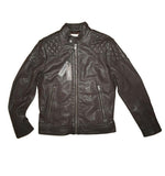 Diesel Laleta Men’s Brown Leather Biker Jacket – Size M
