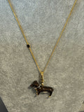 Juicy Couture Dachshund Necklace Y2K Charm