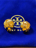 Tory Burch logo earrings