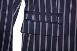 DIESEL BLACK GOLD JAJIMBU Men’s Striped Blazer Jacket Size IT48 M Authentic