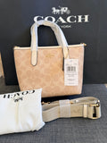 Coach mini signature tote bag