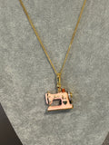 Juicy Couture Pink Sewing Machine Long Necklace (60–65 cm)