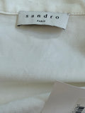 Sandro white dress