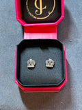 Juicy couture crown stud earrings