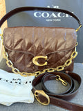 Coach Quilted Chain Tabby Shoulder Bag