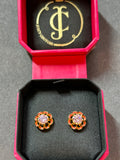 Juicy couture flower stud earrings