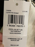Coach Juliet 25 white signature bag