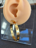 Tory Burch hoop earrings