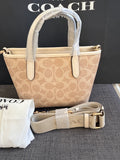 Coach mini signature tote bag