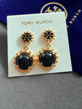 Tory Burch logo earrings