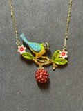 Pre-loved Bill skinner bird necklace