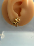 Pre-loved Tory Burch logo earrings