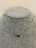 Pre-loved Tory Burch heart necklace