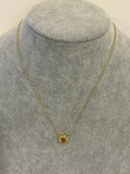 Pre-loved Tory Burch logo necklace