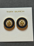 Pre-loved Tory Burch logo earrings