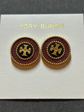 Pre-loved Tory Burch logo earrings