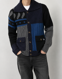 DIESEL K-MIX CARDIGAN NAVY/BLACK SIZE L 100%
AUTHENTIC