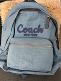 Coach Denim Cargo backpack