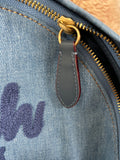 Coach Denim Cargo backpack