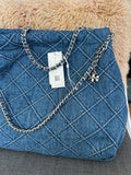 Tory Burch denim handbag