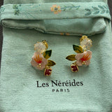 Pre-loved Les nereides flower earrings